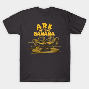 Ark of the Banana Funny Religious Biblical Cartoon T-Shirt